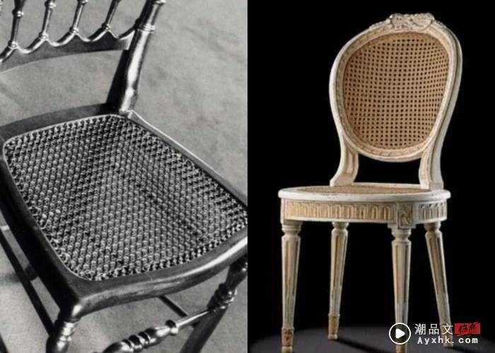 Dior的经典手袋上纹路来自藤椅Cannage藤格纹